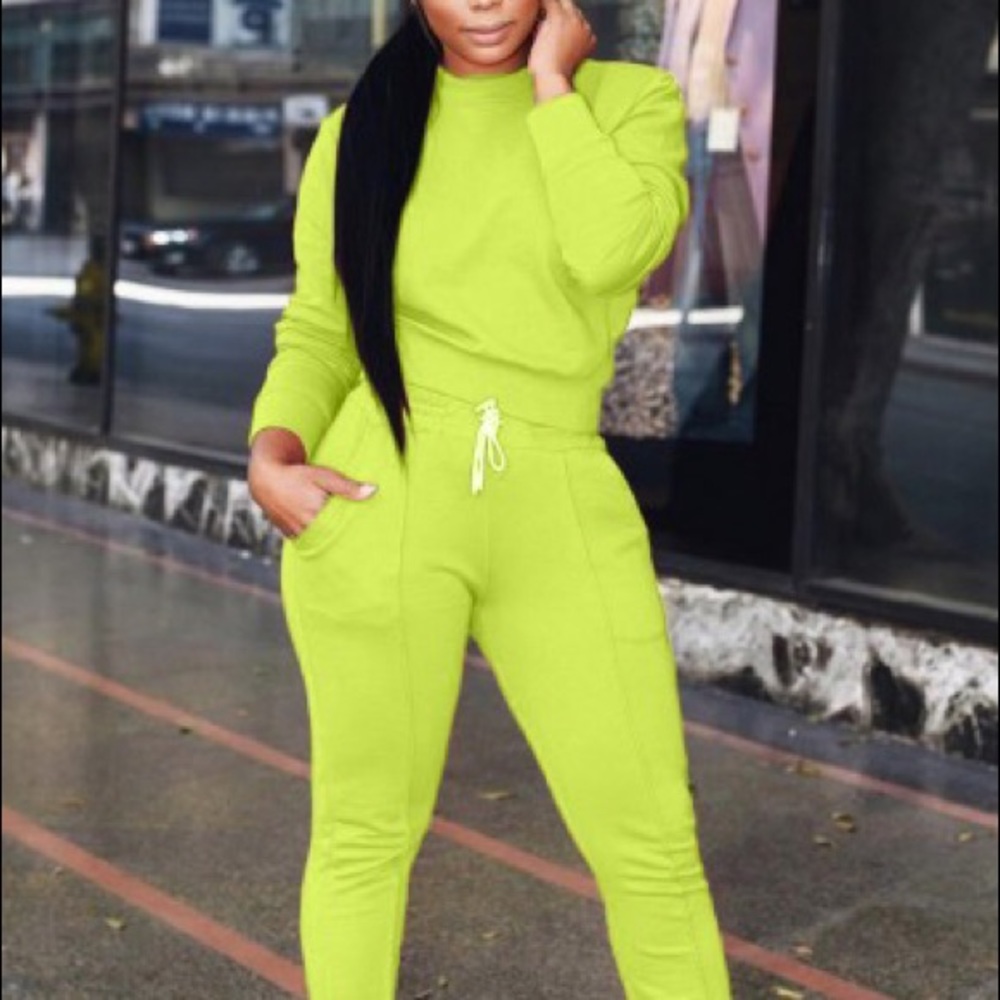 Two piece sweatsuit